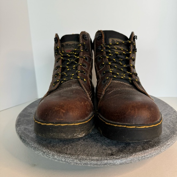 Dr. Martens Grapple Steel Toe Brown Leather Work Boots 11 - Picture 3 of 14